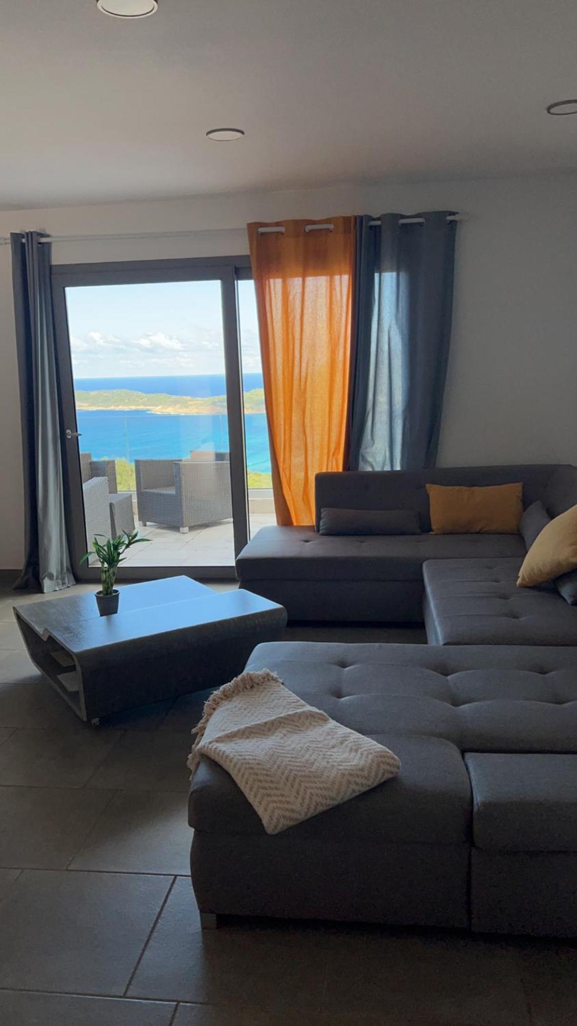 Haut De Villa - Vue Mer Avec Coucher De Soleil Cargèse Zewnętrze zdjęcie